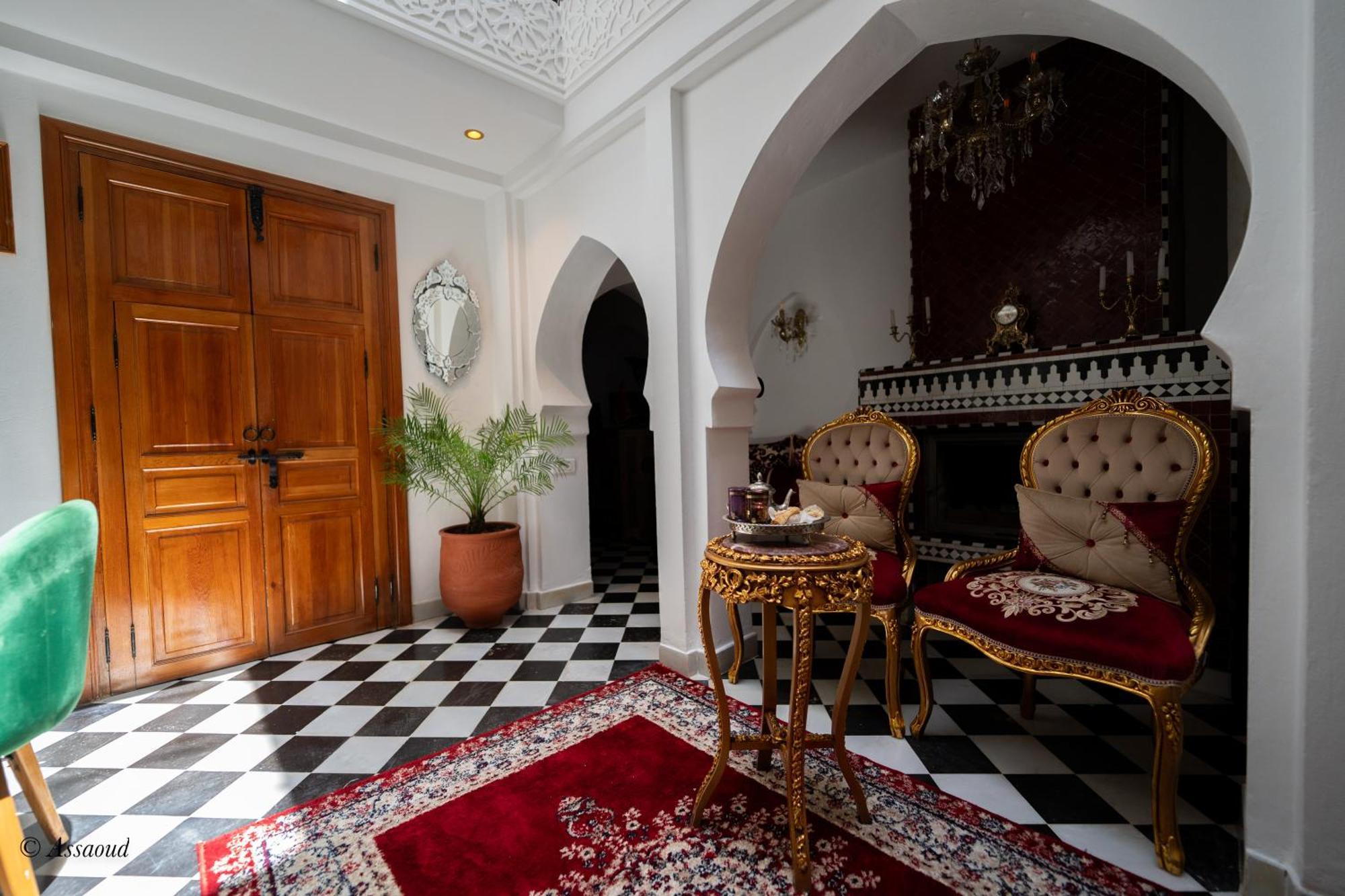 Riad Lella Chama شفشاون المظهر الخارجي الصورة